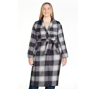 Time and Tru Women's LARGE Shawl Collar Coat